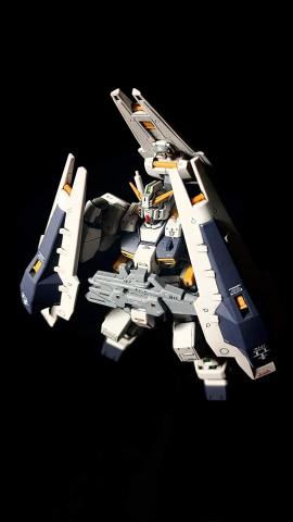鋼普拉百科資料庫-兼案代工 - 1/144 HGUC 自製槍架
RX-121-1 海茲爾改 高機動型態