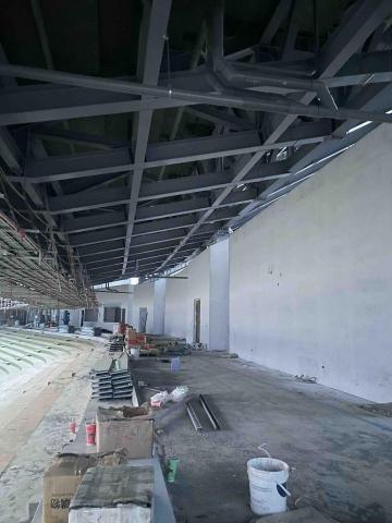 煌晟工程行 - （亞太國際棒球場）單彩仿石漆噴塗