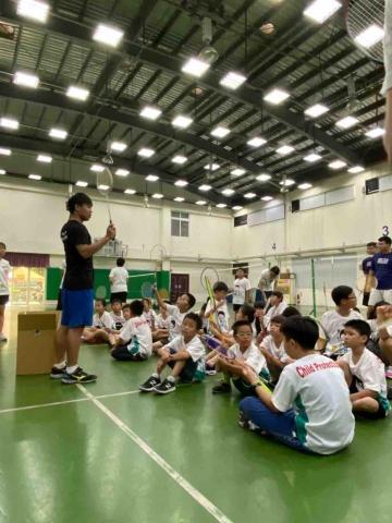 陳旻鑫 羽球學院 - 家扶中心公益教學
