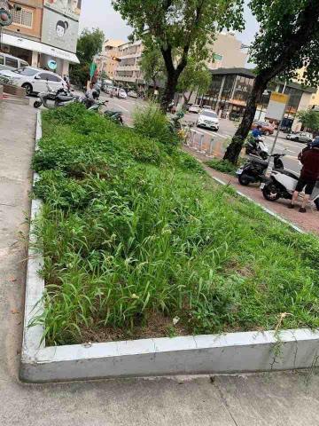 鑫盛工程 （拆除、油漆、清潔） - 花圃圍牆拆除。拆除前