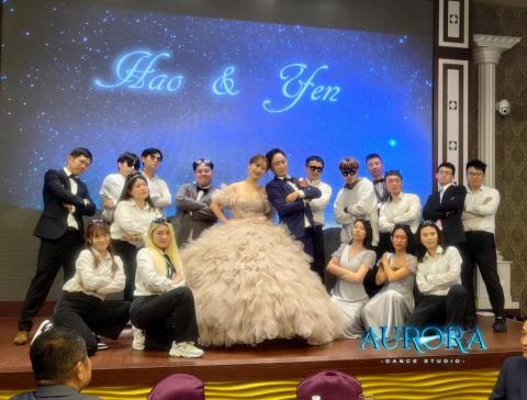 Aurora 婚禮表演舞團 - 南投豪饗婚宴會館  超跑情人夢x新郎驚喜表演