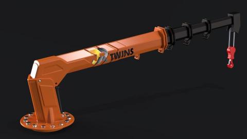 艾爾伯特個人工作室_白育霖 - 吊車玩具模型逆向建立3D模型