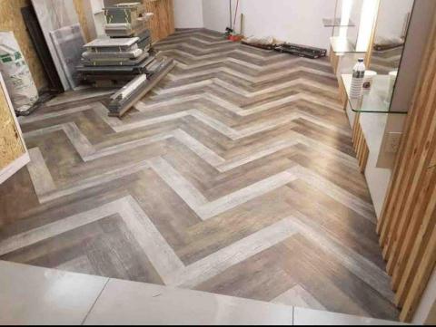 窗簾阿諾 - 塑膠地磚