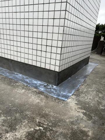 坤龍企業社 - 打粗底位置不織布防水施作圖