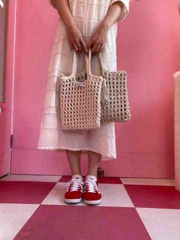 Some picks 善品創藝工作室 - 粗棉繩手提袋