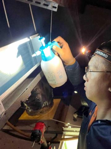 職人洗冷氣冰箱 - 清洗吊隱式內機