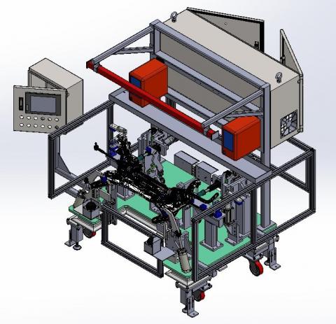 黃辰宇 - 汽車 前橫梁螺絲 自動鎖附機