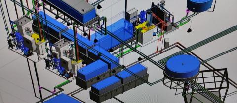 劉康甫 - 展示缸維生系統3D模型