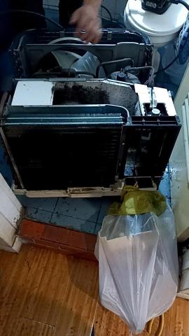 錩育有限公司 - 清洗前,黑點是霉 錩育有限公司 - 清洗前,黑點是霉