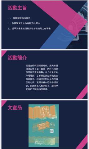 李芃蘭 - 籌辦創業講座&mdash;斜槓時代之成果報告書