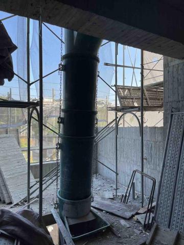 菘賀工程 - 工地圓桶式塑膠垃圾管道