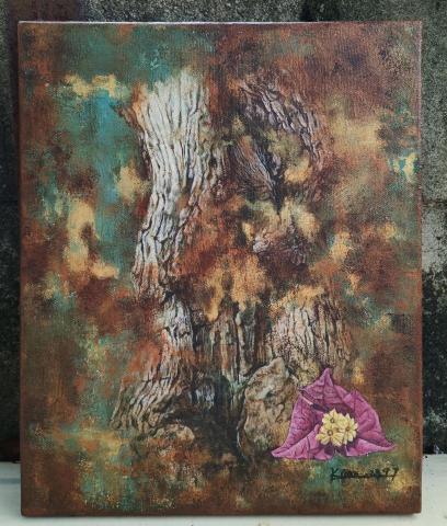 李品寬 - 27×22 cm 紅九重