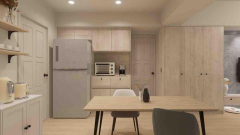 雲志系統傢俱 - 餐廳電器櫃及冰箱吊櫃