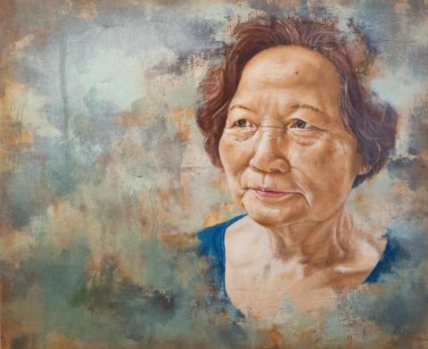 李品寬 - 27×22 cm 人像畫