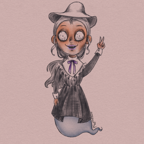 星夜工作室 - 自創角色＿開心的鬼修女＿作者yu