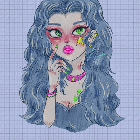 星夜工作室 - 自創角色＿美系風格＿作者yu