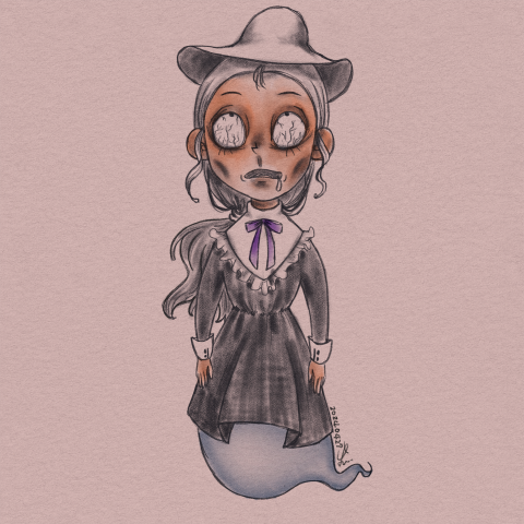 星夜工作室 - 自創角色＿無語的時尚鬼修女＿作者yu