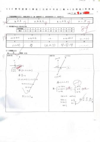 Max - 新竹高中段考 高二班排第3名 