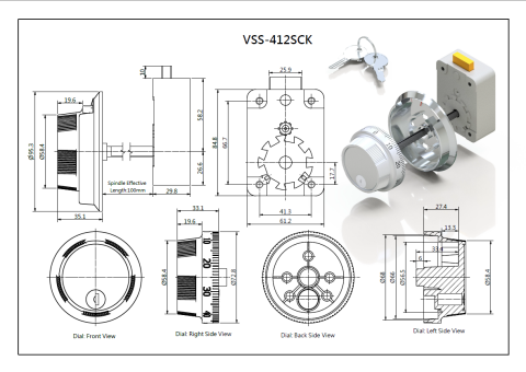 李建豐 - 某公司之保險櫃鎖頭產品繪製(5)