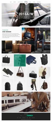 啃啃貓工作室 - 背包品牌形象網站