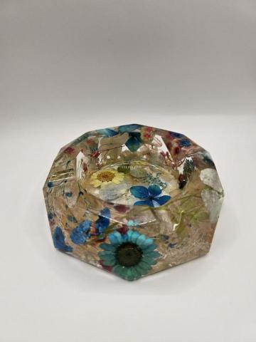 薇晶飾天然石手作滴膠、擴香石客制 - 滴膠其一樣品、煙灰缸~