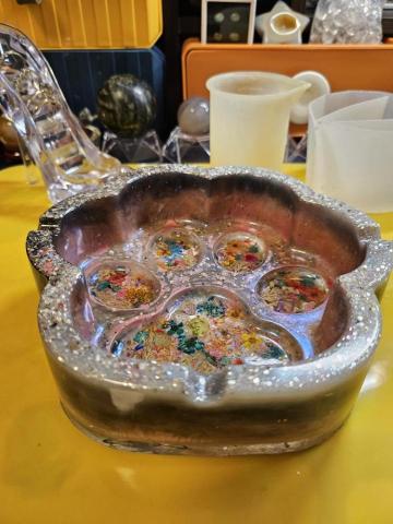 薇晶飾天然石手作滴膠、擴香石客制 - 客制手作滴膠如圖