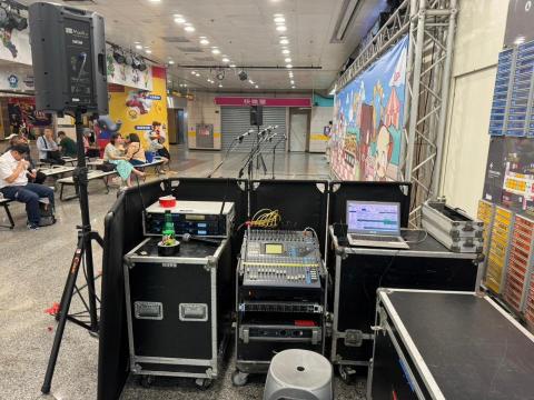 敦煌樂器有限公司(敦煌音響燈光) - 簡易音響工程活動現場