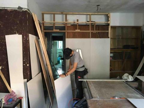 信實木工/室內裝修 - 永康街老屋翻修：施工中