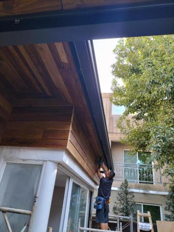 達佑裝修 - 日式建築~外牆
木作魚麟板~施作