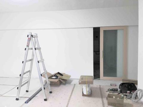 信實木工/室內裝修 - 深坑老屋翻修：完工前一天