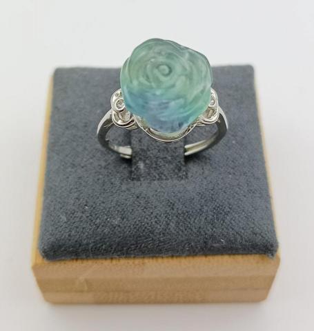 薇晶飾天然石手作滴膠、擴香石客制 - 925鑲嵌