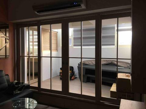 信實木工/室內裝修 - 新莊和室拉門製作：安裝完成（待玻璃安裝）