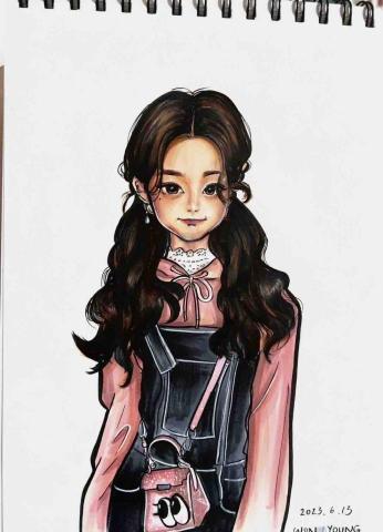 阿魚日記 - 手繪人物