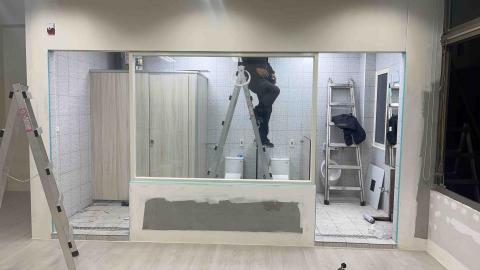 Homes阿俊 - 太平光隆國小兒童廁所水電完工