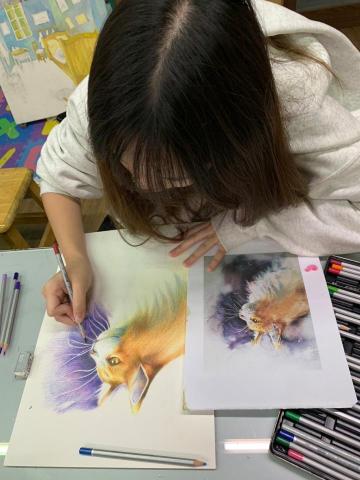 Lee mike - 色鉛筆教學