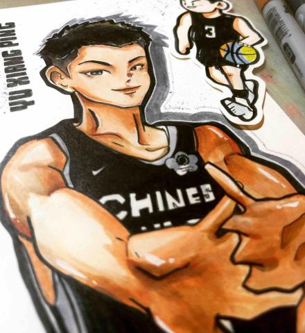 阿魚日記 - 手繪人物圖