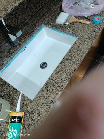 唯舜居家水電 - 下崁式洗臉盆.矽利康割除重打