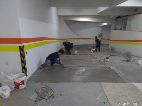 林聖薰 - EPOXY車道刨除改做車道磚.抿石子