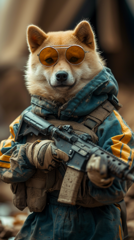 光和設計 - AI生成藝術可做許多動物擬人化的影像