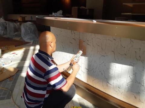 瓷磚填縫＆美工設計 - 幫忙修補瓷磚