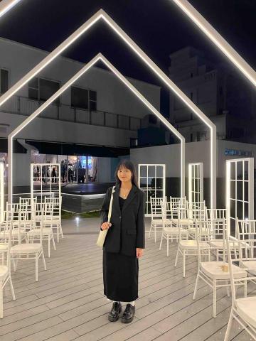 提供排球服務的專家洪郁靜