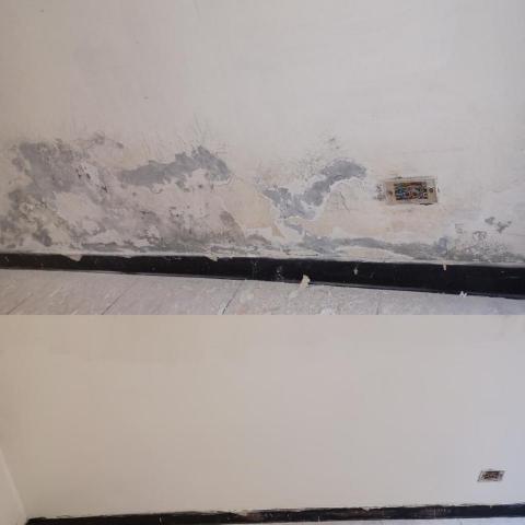 工程行 - 廁所外牆[壁癌處理]前後圖