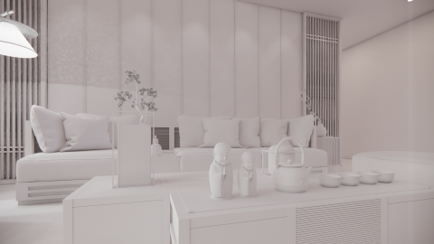 Y.H.數位空間 - 3D白模