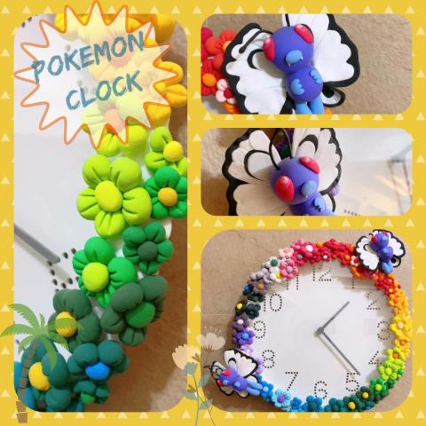 狐狸先生玩泥巴 - 禮物製作-黏土時鐘