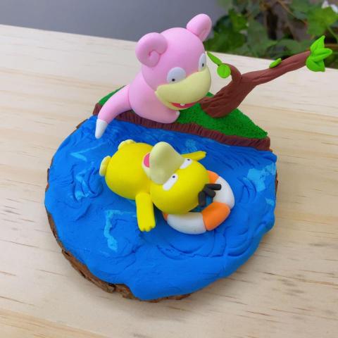 狐狸先生玩泥巴 - 粘土創作-寶可夢景品