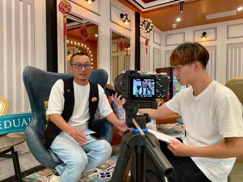 惟爾莉媒體設計工作室 - 台南-知名旅社訪談影片過程