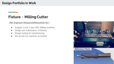 方俊科 - Fixture、Milling Cutter     