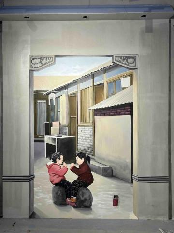 寒藝靈彩有限公司 - 馬路邊邊串串香餐廳-微立體彩繪 寒藝靈彩有限公司 - 馬路邊邊串串香餐廳-微立體彩繪