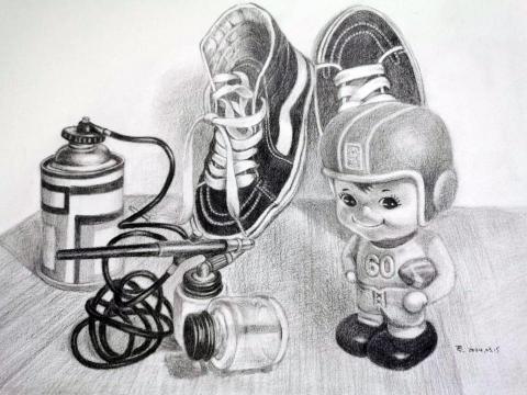 小星人繪繪課 - #鉛筆素描 #靜物