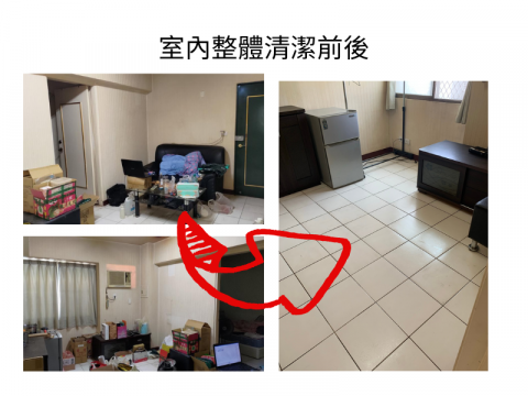 Clean可寧清潔/裝潢、辦公室清潔/居家清潔/搬家清潔 - 搬家後清潔，本服務不含垃圾清運
